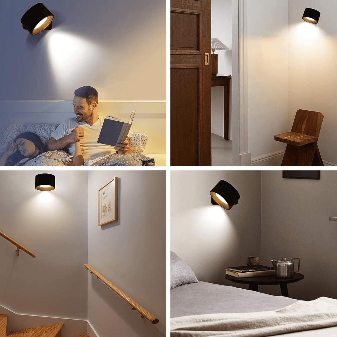 Flexilight™ | 360° ledningsfri genopladelig væglampe